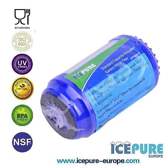 Filtre à eau Icepure 5-inch GAC Carbon ICP-GAC5 Filtre à eau Icepure 5-inch GAC Carbon ICP-GAC5