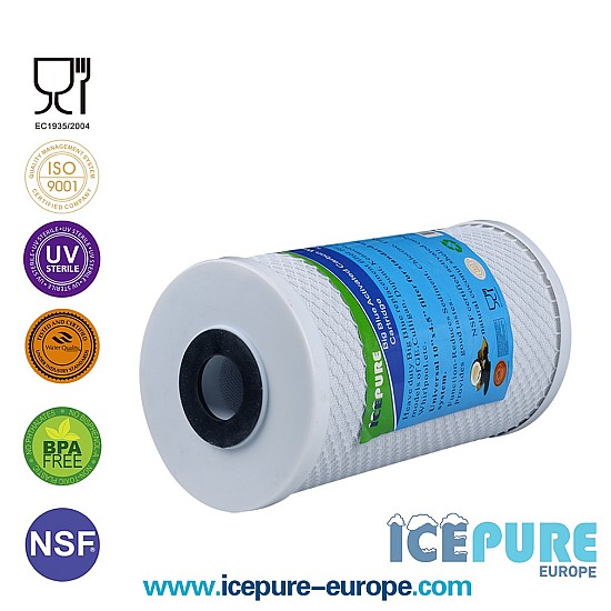 Icepure 10inch Big Blue Carbon Filter - Carbon Block ICP-CTO10BB Icepure 10inch Big Blue Carbon Filter - Carbon Block ICP-CTO10BB