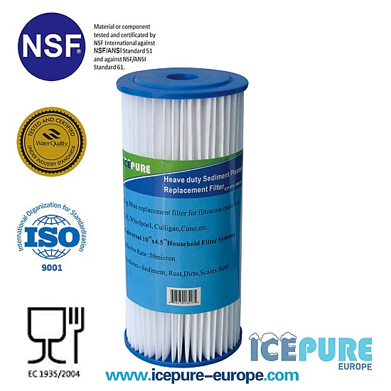 Icepure 10inch Big Blue Pre-Filter 5 Micron ICP-PPL10BB-05 Icepure 10inch Big Blue Pre-Filter 5 Micron ICP-PPL10BB-05