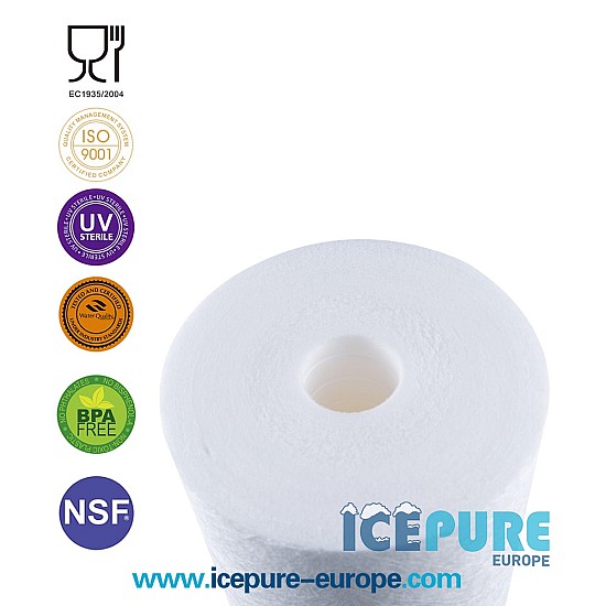 Icepure 10inch Big Blue Sediment Filter 5 Micron ICP-PP10BB-05 Icepure 10inch Big Blue Sediment Filter 5 Micron ICP-PP10BB-05