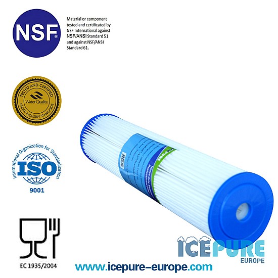 Icepure 20inch Big Blue Pre-Filter 50 Micron ICP-PPL20BB-50 Icepure 20inch Big Blue Pre-Filter 50 Micron ICP-PPL20BB-50