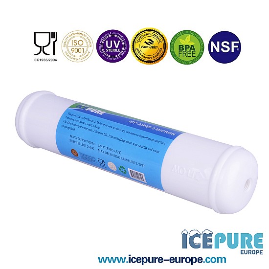 Filtre à sédiments en ligne Icepure BIG micron ICP-AIP25 5 Filtre à sédiments en ligne Icepure BIG micron ICP-AIP25 5