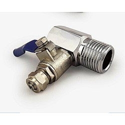 3/8 pouce Rallonge de robinet avec vanne à bille 3/8 Tuyau