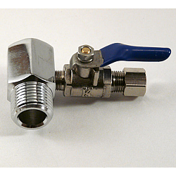 3/8 pouce Rallonge de robinet avec vanne à bille 3/8 Tuyau