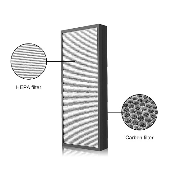 Filtre à charbon HEPA Alapure pour Boneco A341 Filtre à charbon HEPA Alapure pour Boneco A341