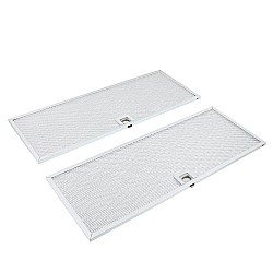 Filtre à graisse en métal (2pcs) 160x424mm pour AEG 50286533000 par Alapure