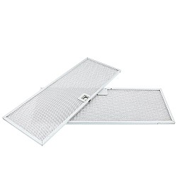 Filtre à graisse en métal (2pcs) 160x424mm pour AEG 50286533000 par Alapure