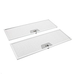 Filtre à graisse en métal (2pcs) 137x410mm pour AEG pour 7509D-M / DF7190 / DF7290 par Alapure
