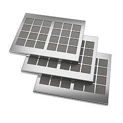 Filtre à charbon régénérable Gaggenau 17004038 / AA200122 (lot de 3)