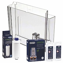 Delonghi Kit d'entretien Machine à café Réservoir d'eau + Filtre à eau + Détartreur AS13200251