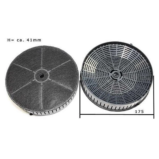 Alapure Carbon filter suitable for Bosch 12020221 / DWZ0IM0A0 (2pcs) Alapure Carbon filter suitable for Bosch 12020221 / DWZ0IM0A0 (2pcs)