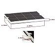 Alapure Carbon filter suitable for Constructa 00351210 / 351210 / CD96965001