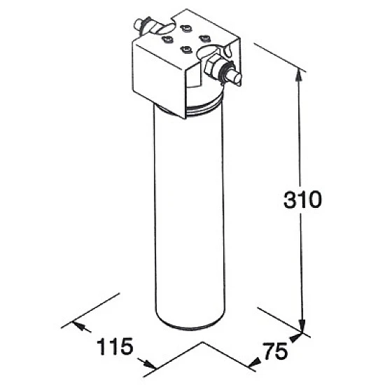 FT-91 Filtre à eau Membrane dultrafiltration avec porte-filtre FT-91 Filtre à eau Membrane dultrafiltration avec porte-filtre