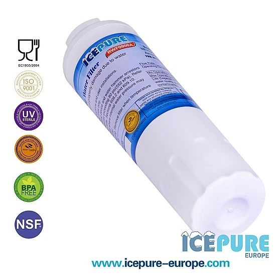 Icepure Filtre à eau pour Admiral UKF8001 Icepure Filtre à eau pour Admiral UKF8001