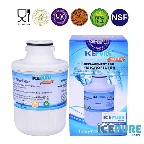 Icepure Filtre à eau pour Triomph TSN552NFBK / TSN541NFHS Icepure Filtre à eau pour Triomph TSN552NFBK / TSN541NFHS