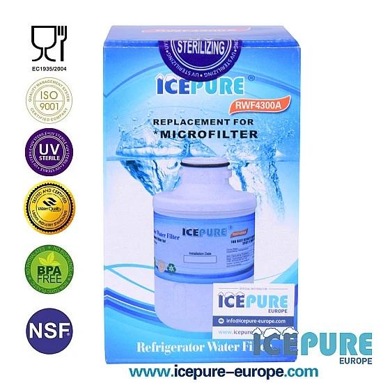 Icepure Filtre à eau pour Triomph TSN552NFBK / TSN541NFHS Icepure Filtre à eau pour Triomph TSN552NFBK / TSN541NFHS