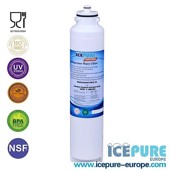 Alapure Filtre à eau pour LG M7251253FR-06 Alapure Filtre à eau pour LG M7251253FR-06