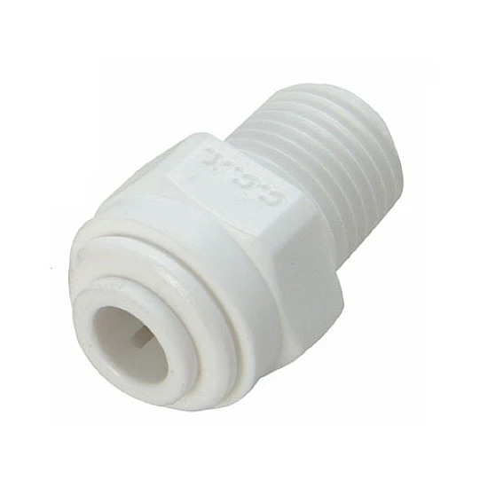 Raccord droit 1/4 pouce Vis 3/8 Raccord droit 1/4 pouce Vis 3/8